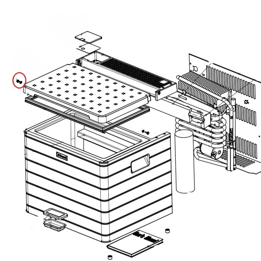 Dometic Schroef M5 RC1600