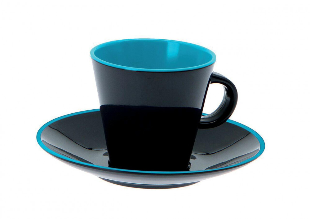 Gimex Grey Line Türkis Espresso Set 2st-4delig Gimex Grey Line Türkis Espresso Set 2st-4delig