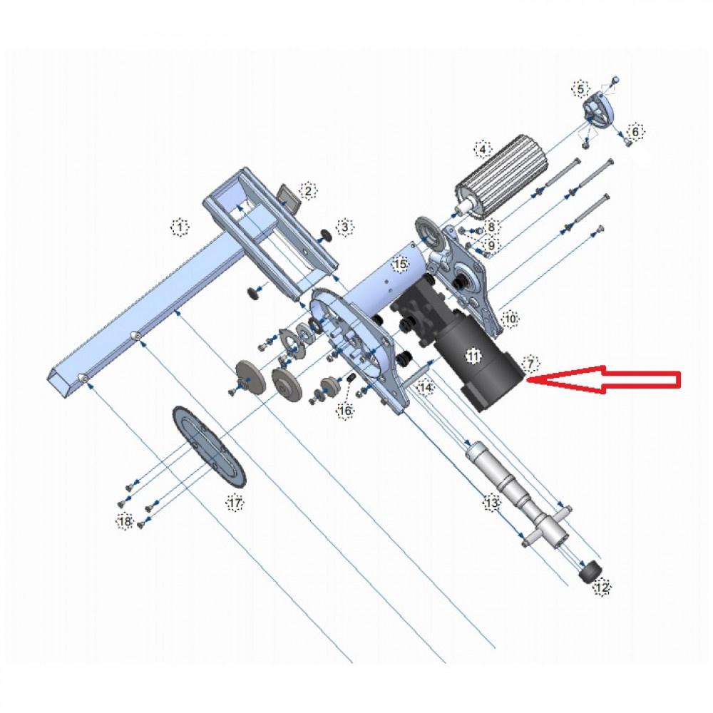 P1 Motor pakkingsring