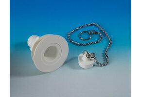 Afvoerplug Recht 19mm Compleet