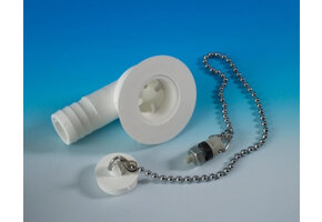 Afvoerplug Vlak Haaks 19mm Compleet