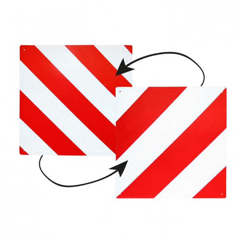 Gevarenplaat Aluminium Dubbelzijdig Italië/Spanje Gevarenplaat Aluminium Dubbelzijdig Italië/Spanje