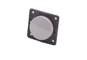 Berker Aan/Uitschakelaar Flow/Pure Inbouw Grijs Hoogglans 230V