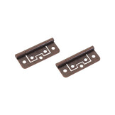 Scharnier Vlak Brons 63x25mm 2st. Scharnier Vlak Brons 63x25mm 2st.