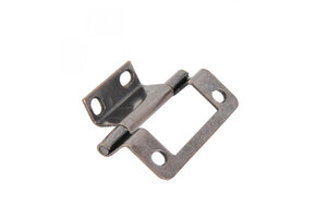 Scharnier 2-50mm brons dubbel geknikt à 2 st.