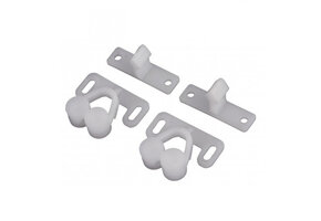 Dubbele snapper kunststof à 2 st.