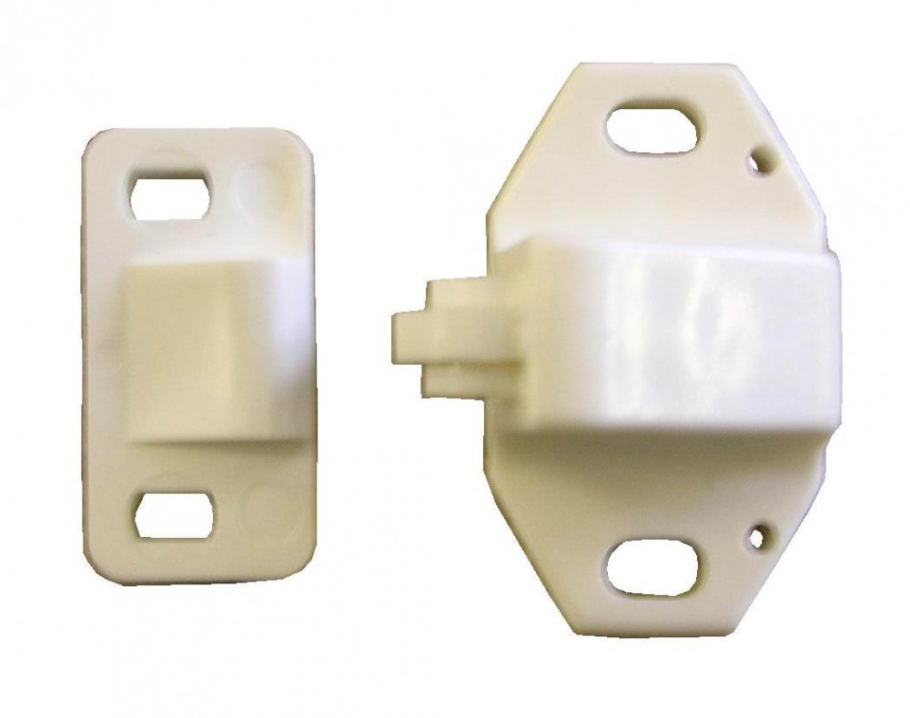 Rolsnapper kunststof Wit à 2 stuks Rolsnapper kunststof Wit à 2 stuks