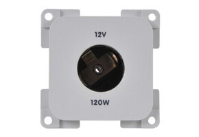 Presto Contactdoos 12V Groot Inbouw S-10.000 Grijs