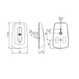 Jokon Achteruitrijlicht LED W2011-2 Rechthoekig Wit Jokon Achteruitrijlicht LED W2011-2 Rechthoekig Wit