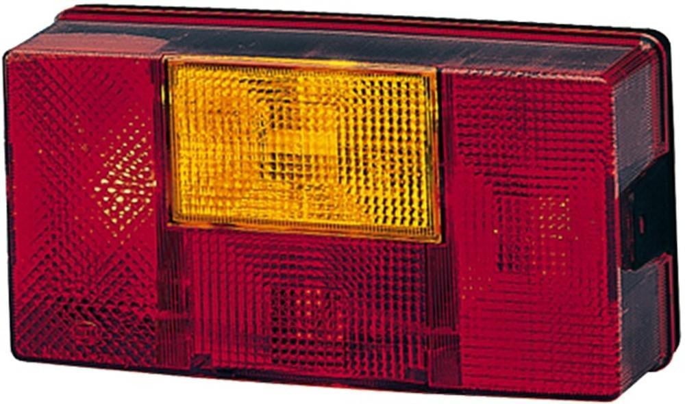 Hella Achterlicht Rem/ Knipper/ Kenteken/ Mist Opbouw Links 12/24V Hella Achterlicht Rem/ Knipper/ Kenteken/ Mist Opbouw Links 12/24V
