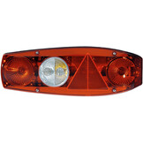 Hella Achterlicht Caraluna II Plus Rem/ Knipper/ Mist/ Achteruitrij/ Zijmarkering/ Driehoek Reflector Links Hella Achterlicht Caraluna II Plus Rem/ Knipper/ Mist/ Achteruitrij/ Zijmarkering/ Driehoek Reflector Links