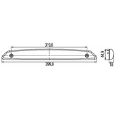 Hella Derde Remlicht 12 LEDs Rood Hella Derde Remlicht 12 LEDs Rood