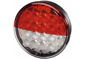 Hella Achterlicht Rem/ Knipper LED Rood/Helder Glas