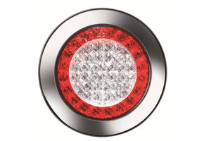 Jokon Knipper/ Rem/ Achterlicht LED 735 Rond Wit/Rood