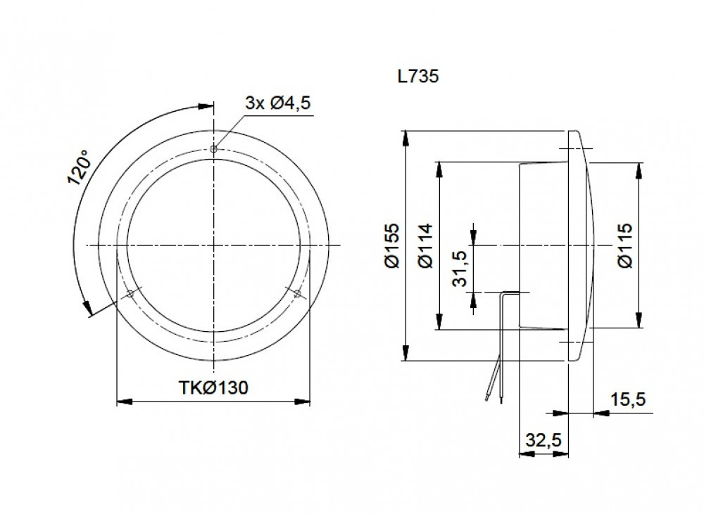 Jokon Achterlicht en Remlicht LED 735