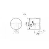 Jokon Achteruitrijlicht LED 730 Rond Wit Jokon Achteruitrijlicht LED 730 Rond Wit