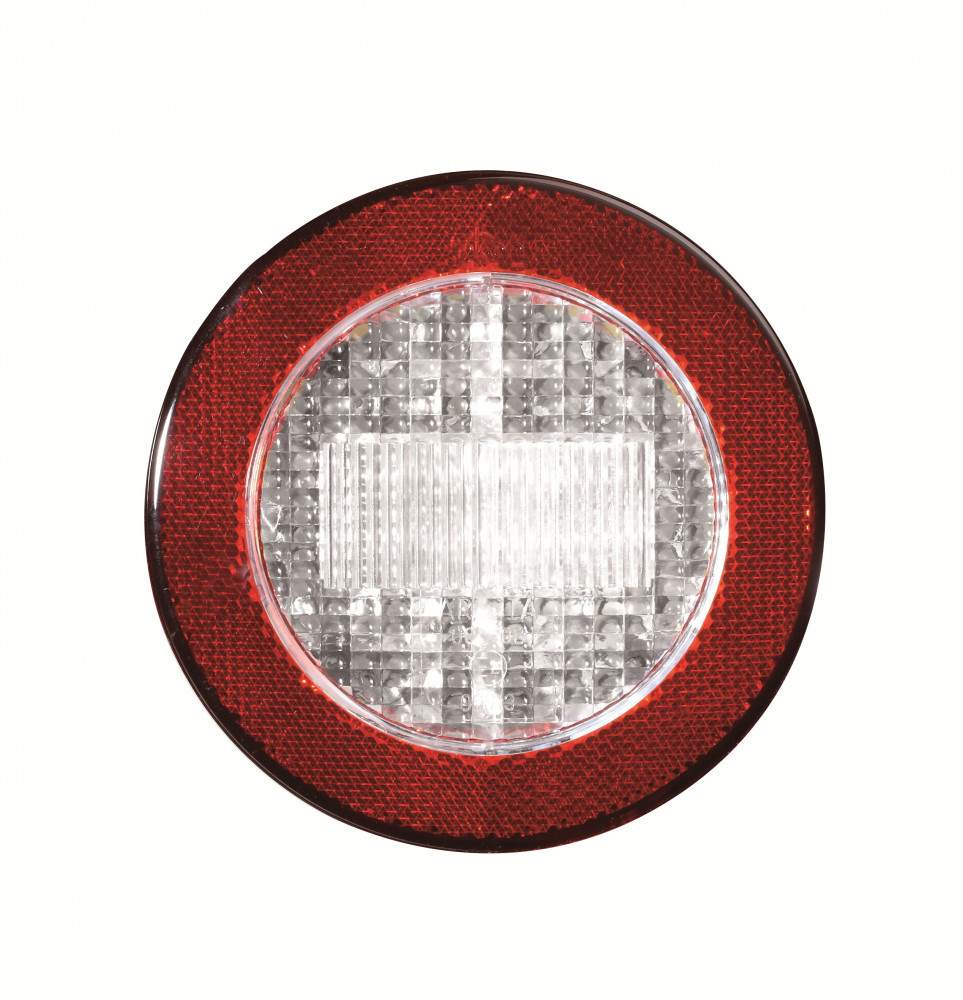 Jokon Achteruitrijlicht LED 730 met Reflector Rond Wit/Rood Jokon Achteruitrijlicht LED 730 met Reflector Rond Wit/Rood