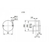 Jokon Knipperlicht/Achterlicht LED 725 Rond Rood/Wit Jokon Knipperlicht/Achterlicht LED 725 Rond Rood/Wit
