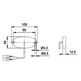 Jokon Markering LED S2012 Ovaal Opbouw Rood Jokon Markering LED S2012 Ovaal Opbouw Rood