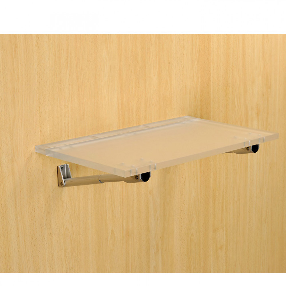 Tafelbladhouder Aluminium Opklapbaar 25,2cm