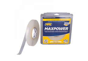 HPX Max Power Bevestigingstape 16.5mtrx19mm Transparant