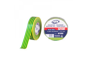 HPX PVC Isolatietape VDE 20mtrx19mm Geel/Groen