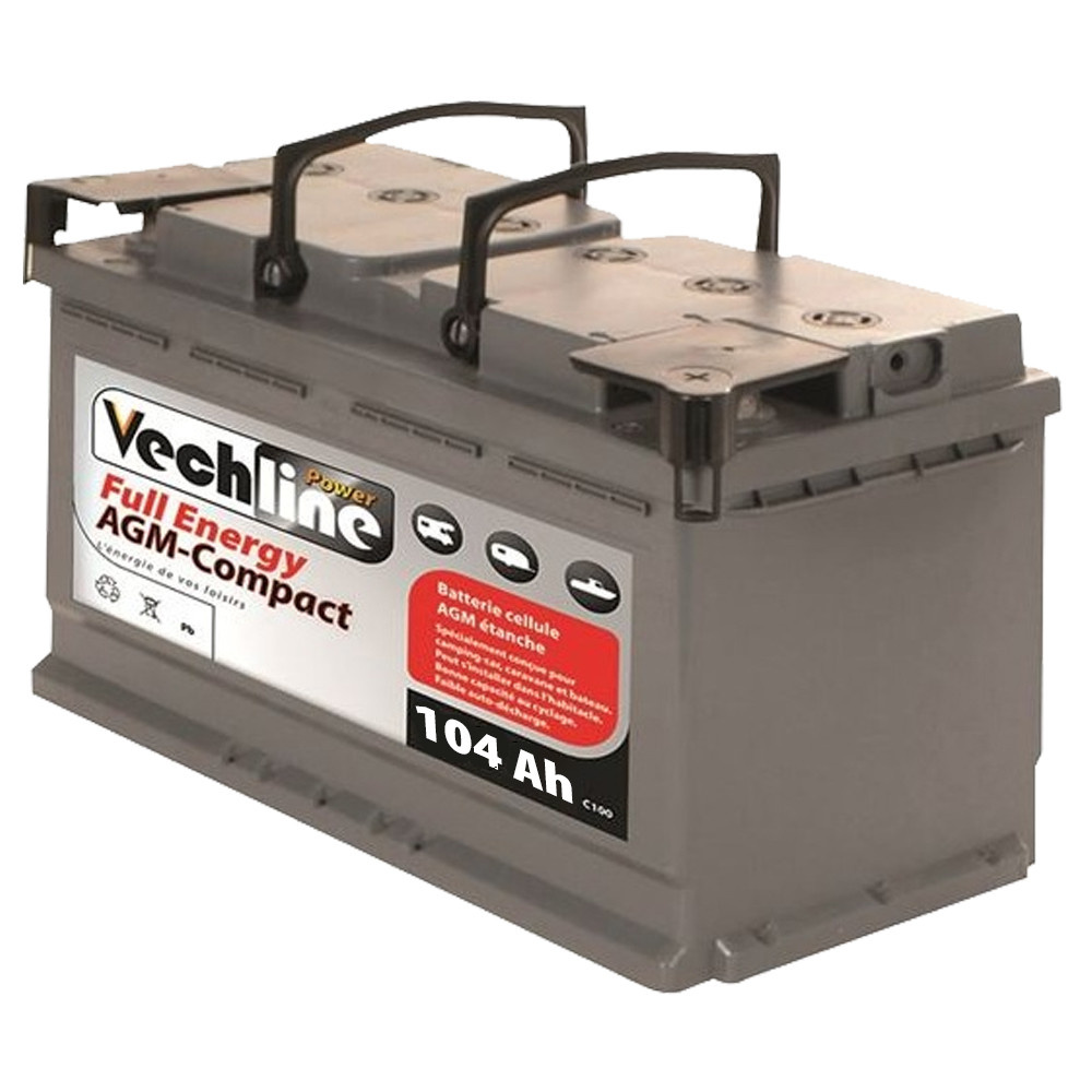 Vechline AGM Compact Accu 104Ah Fiat Ducato Vechline AGM Compact Accu 104Ah Fiat Ducato