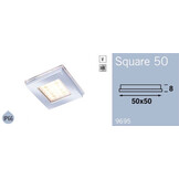 Frilight Opbouwspot Square 50 Wit 4SMD Frilight Opbouwspot Square 50 Wit 4SMD
