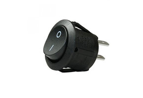 Enkelvoudige schakelaar rond