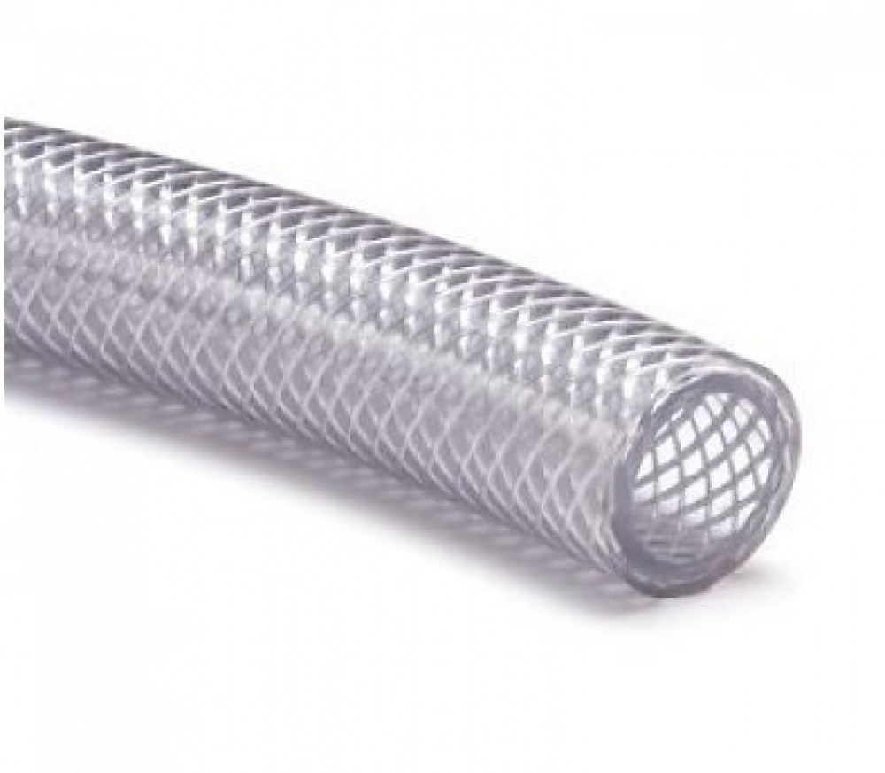 Waterslang Warm Transparant Gewapend 10x16mm 50mtr