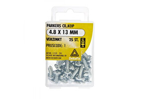 Deltafix Parker CK Verzinkt 4.8x13mm Set 25st