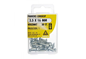 Deltafix Parkers Lenskop Verzinkt 3.5x16mm 30st