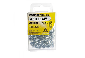 Deltafix Spaanplaatschroef KK 4.0x16mm Set 45st