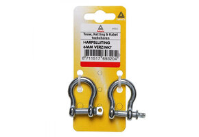 Deltafix Harpsluiting Verzinkt 6mm 2st