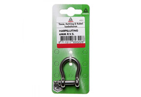 Deltafix Harpsluiting RVS 6mm 1st