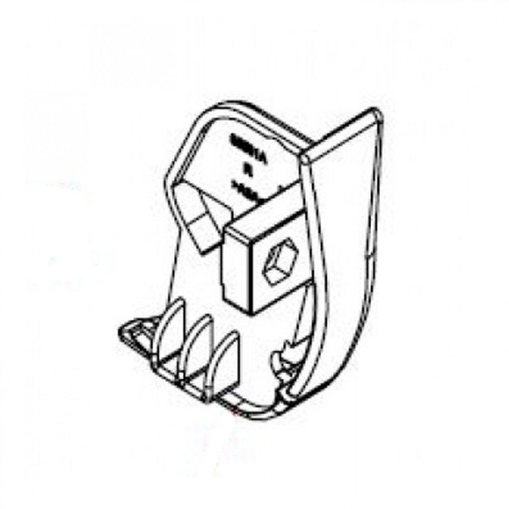 Fiamma Rechter Eindkap Voorlijst F45 Ti L Polar White