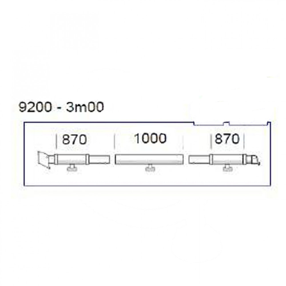 Thule clamping profile 9200 3 m Right