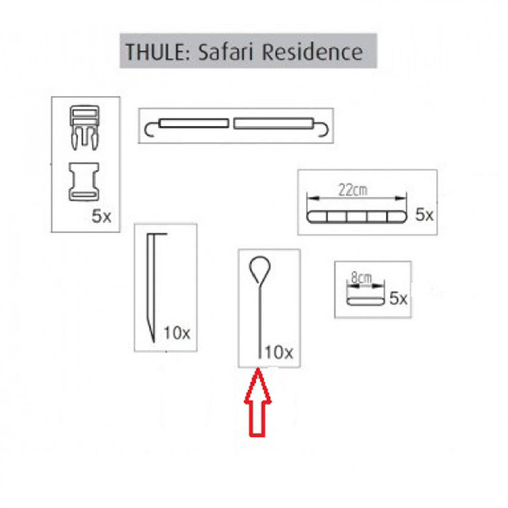 Thule Residence/Panorama Tentharing Gesloten oog Thule Residence/Panorama Tentharing Gesloten oog