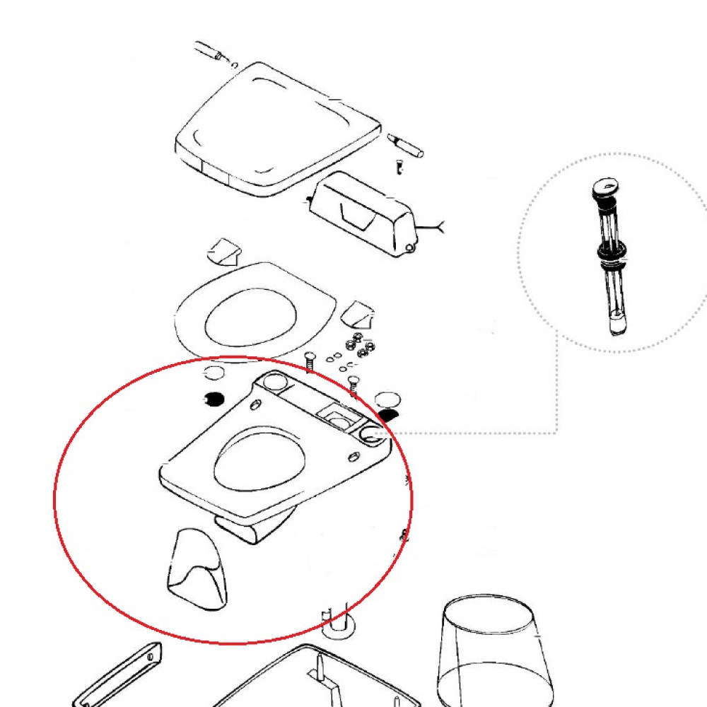 Thetford Electra Magic Bowl en Cover