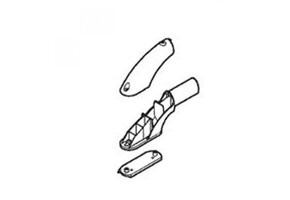 Thule End cap roof rack white