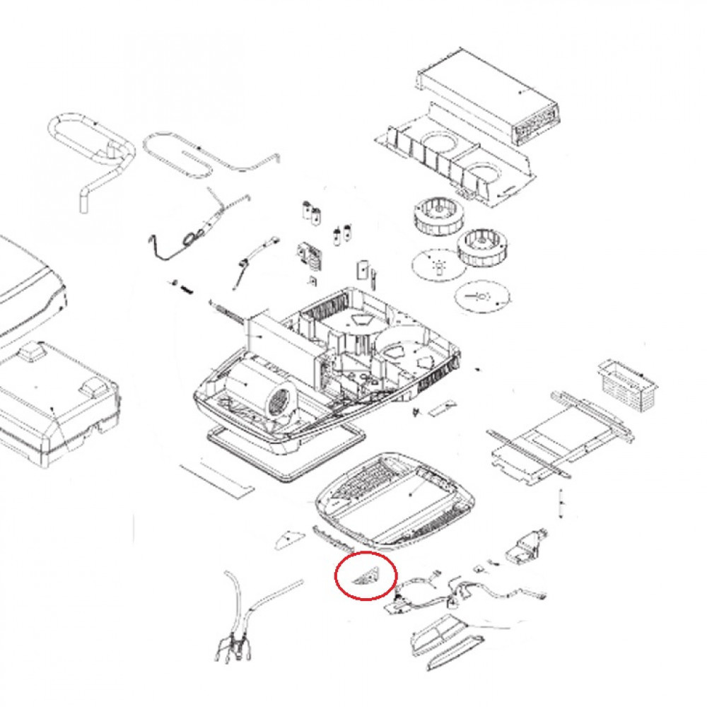 Dometic B2100 Badge Bedieningspaneel Dometic B2100 Badge Bedieningspaneel