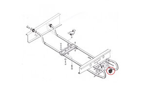 AL-KO Draaiknop M12 EH1 Reservewielhouder