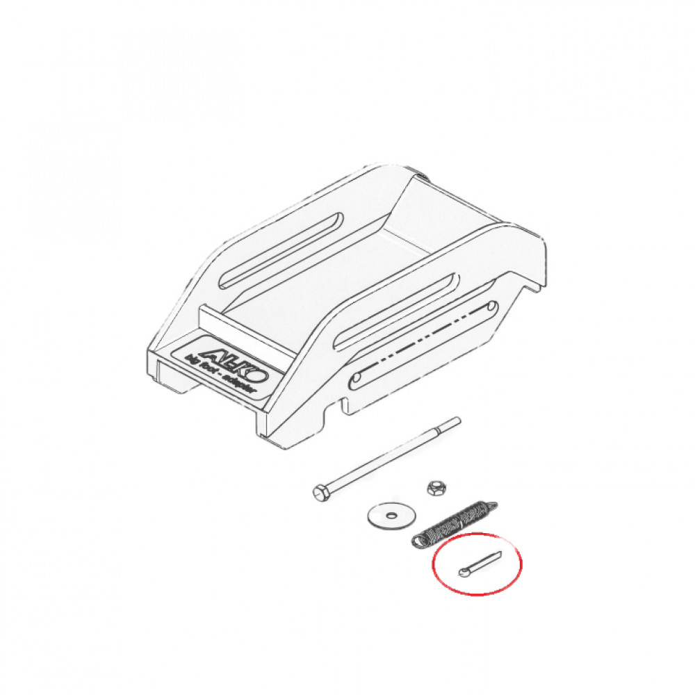 AL-KO Big Foot Splitpen 4x25 DIN 94 AL-KO Big Foot Splitpen 4x25 DIN 94