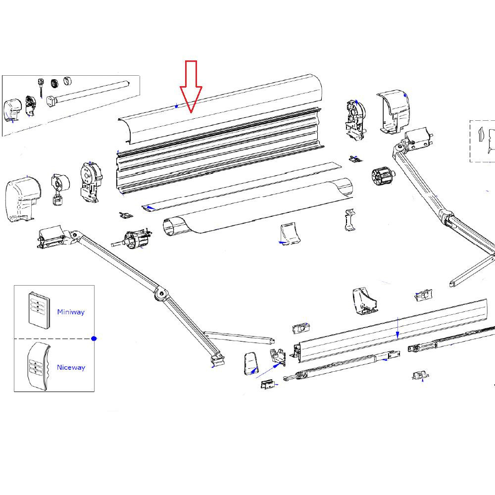 Thule Roof Housing 8000 4.50