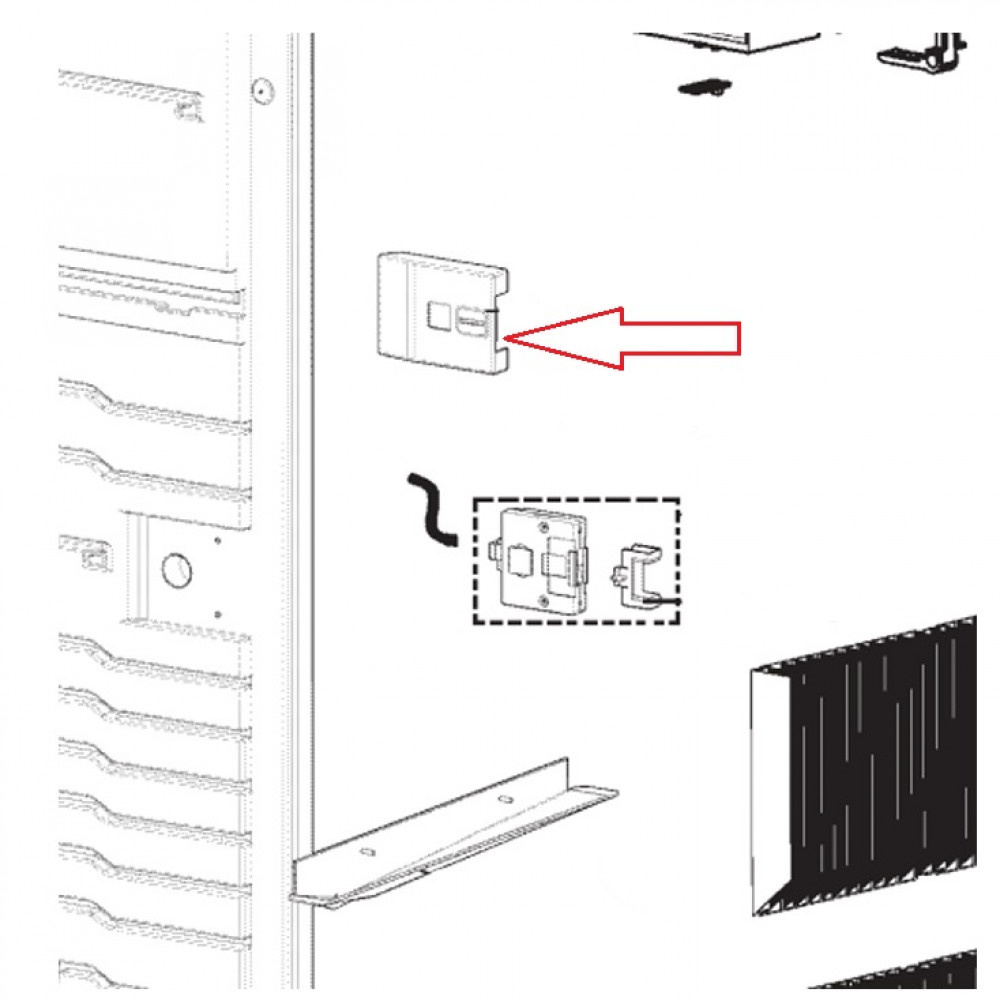 Dometic afdekking deurvergrendeling Dometic afdekking deurvergrendeling