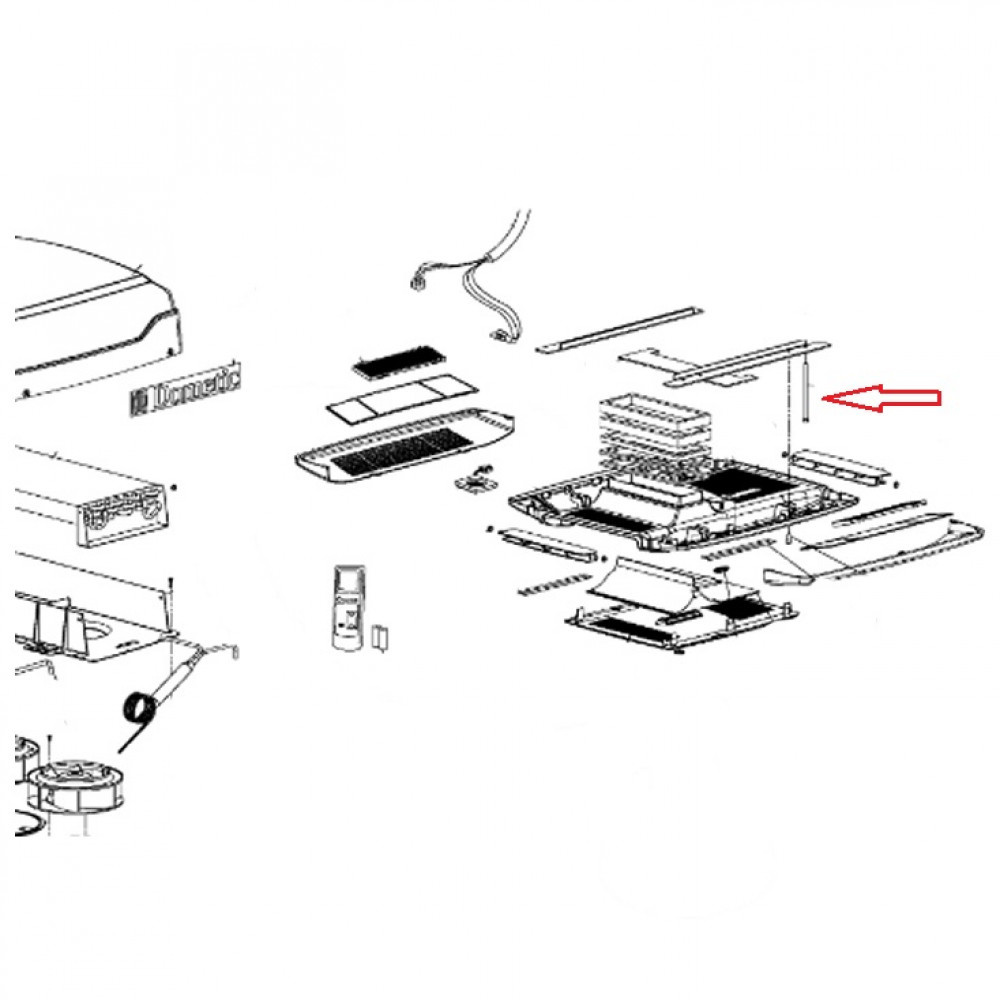 Dometic B1600 Plus Bevestigingsbout 6x120 Dometic B1600 Plus Bevestigingsbout 6x120