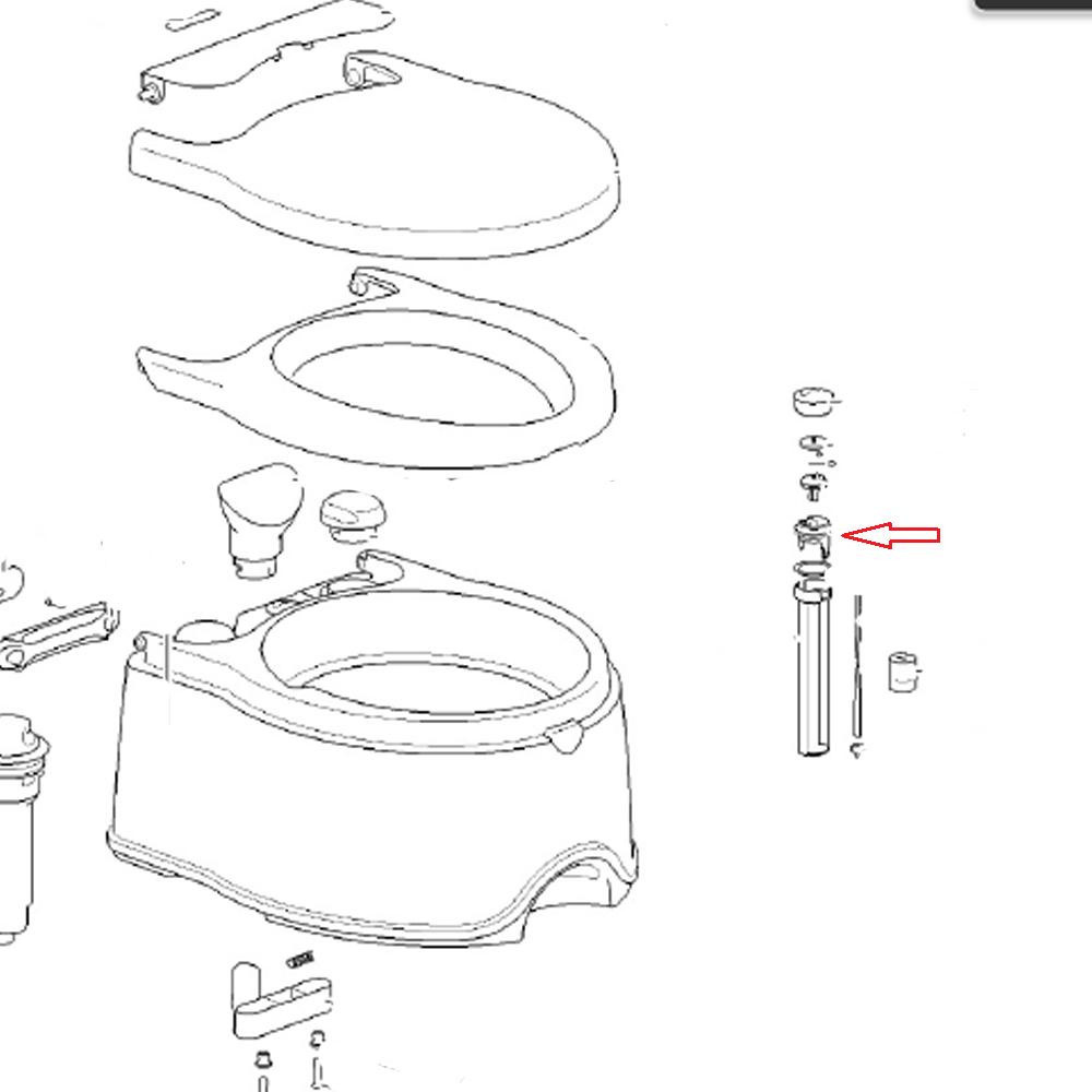 Thetford Porta Porti Excellence Niveau-Indicator Thetford Porta Porti Excellence Niveau-Indicator