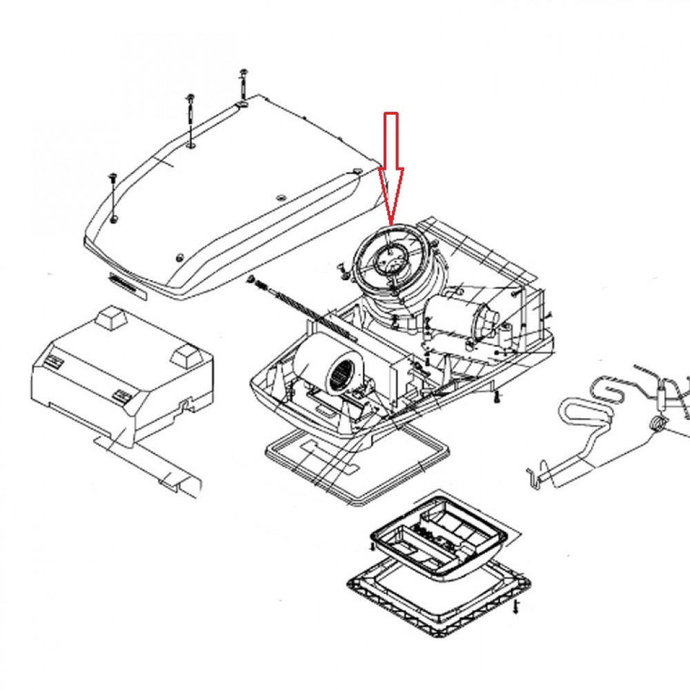 Dometic B1500/ 1900 Ventilating Grill Dometic B1500/ 1900 Ventilating Grill
