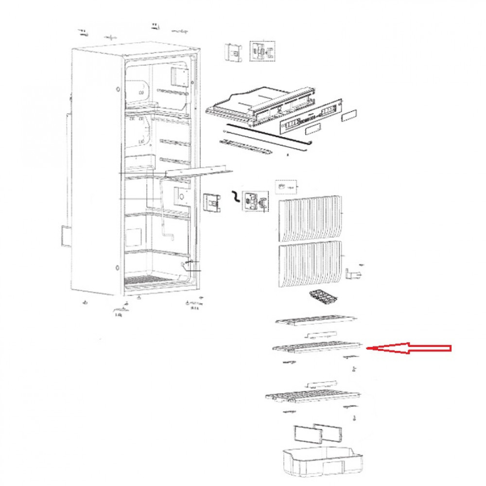 Dometic RM8505 Koelkastrek Boven