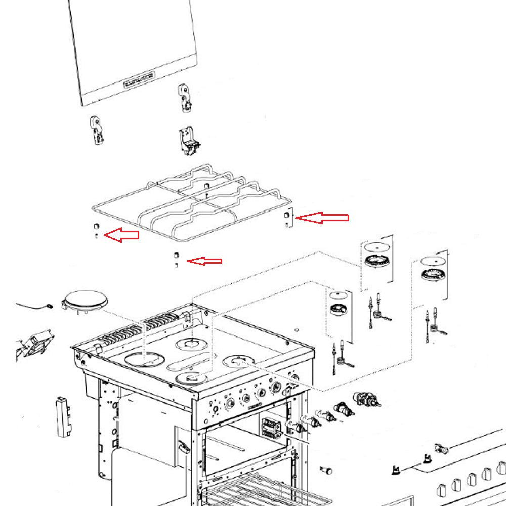 Thetford Fornuis Pannendrager houder Aspire 1